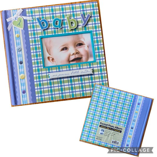 Brand new! Pocket photo album- holds 200 4x6 pic