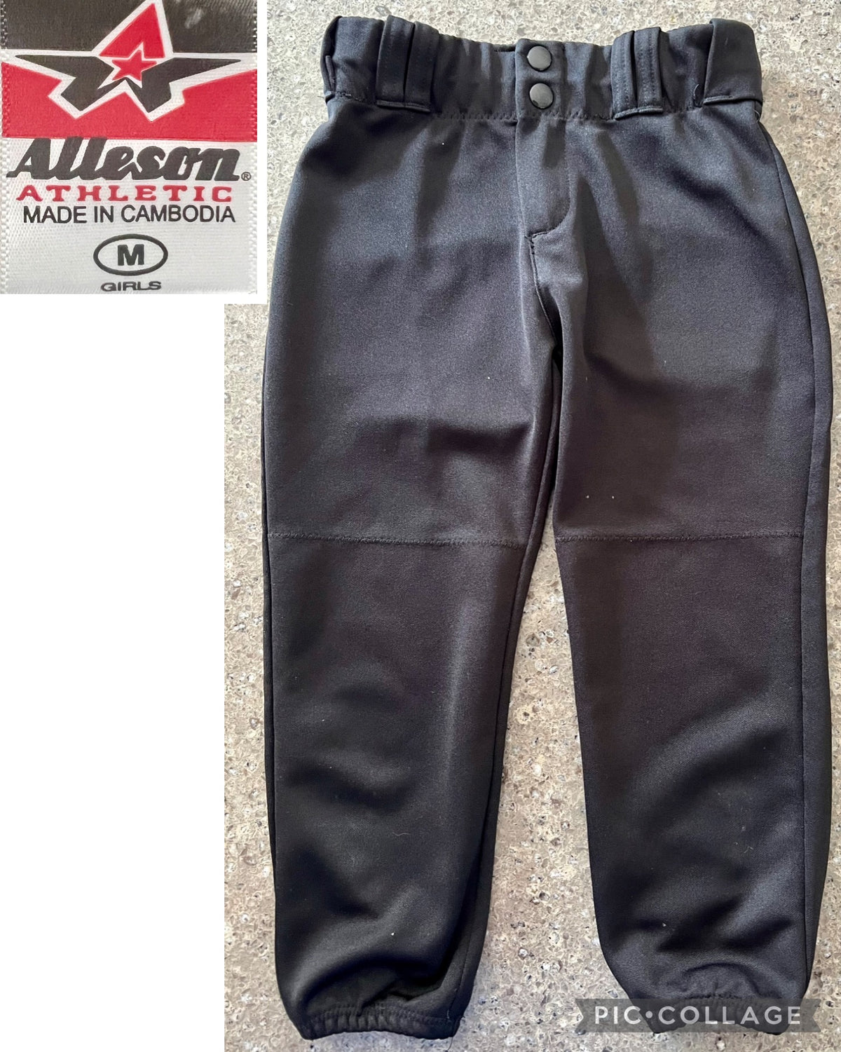 Alleson softball pants -Girls Medium - size Youth - 8 (M)