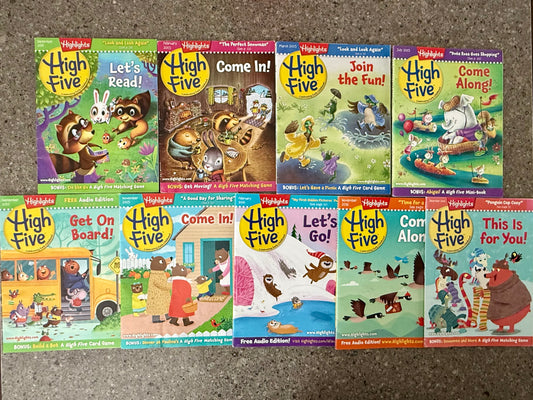 Highlights High Five: - 9 Magazine Bundle