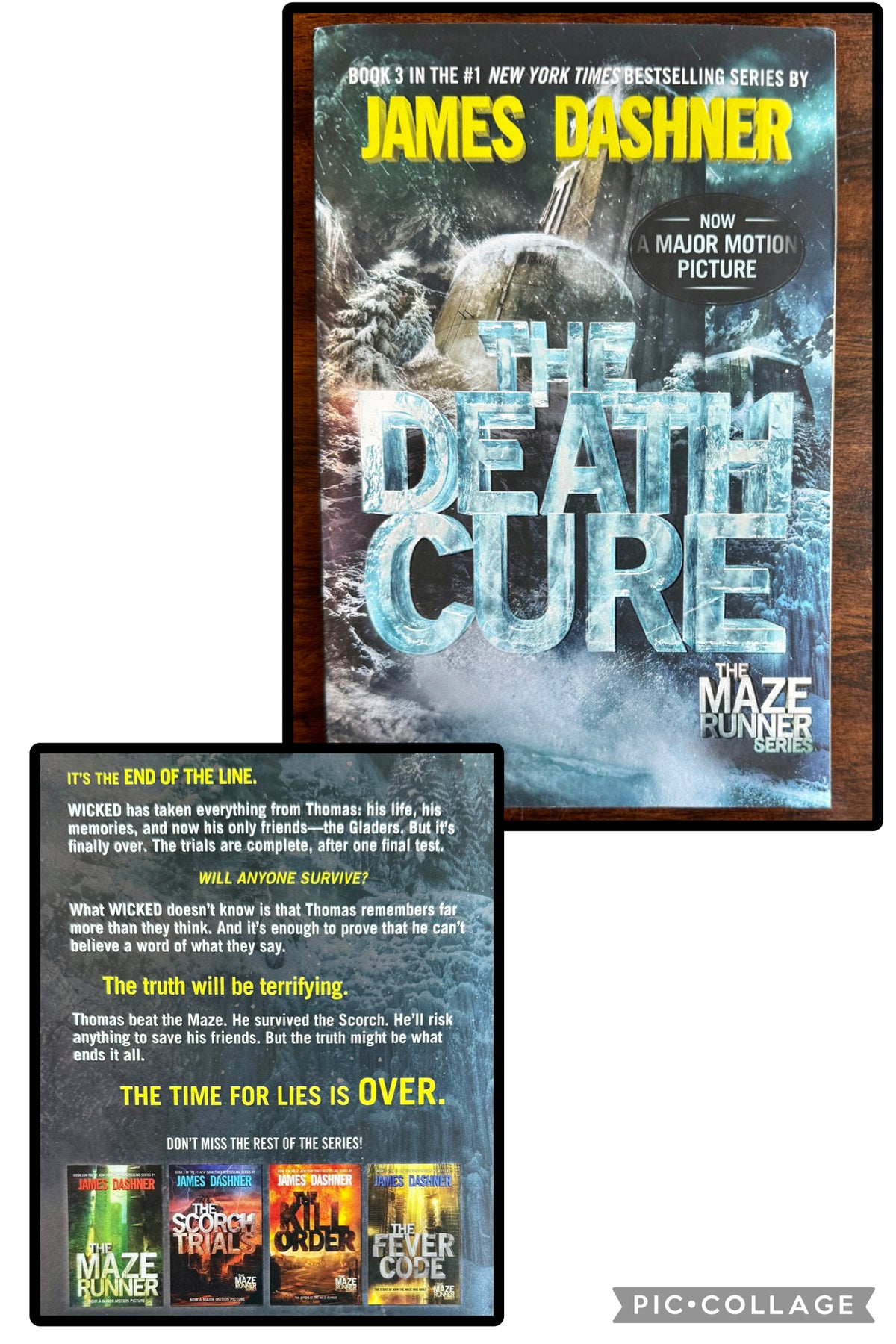 The Death Cure - book 3 in the series