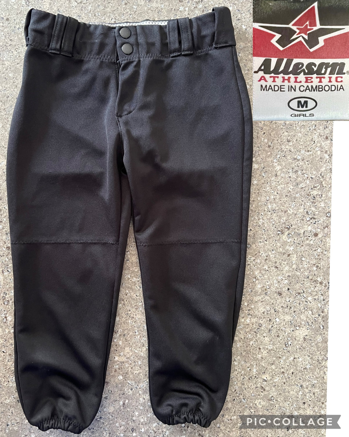 Alleson softball pants -Girls Medium - size Youth - 8 (M)