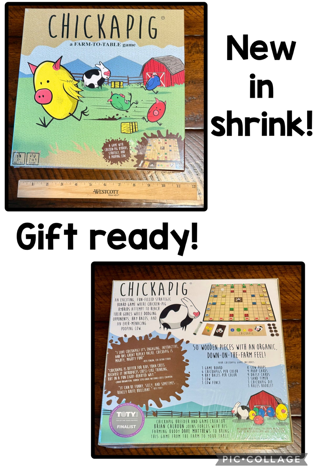 Chickapig: a fun game with a pooping cow! NIS!