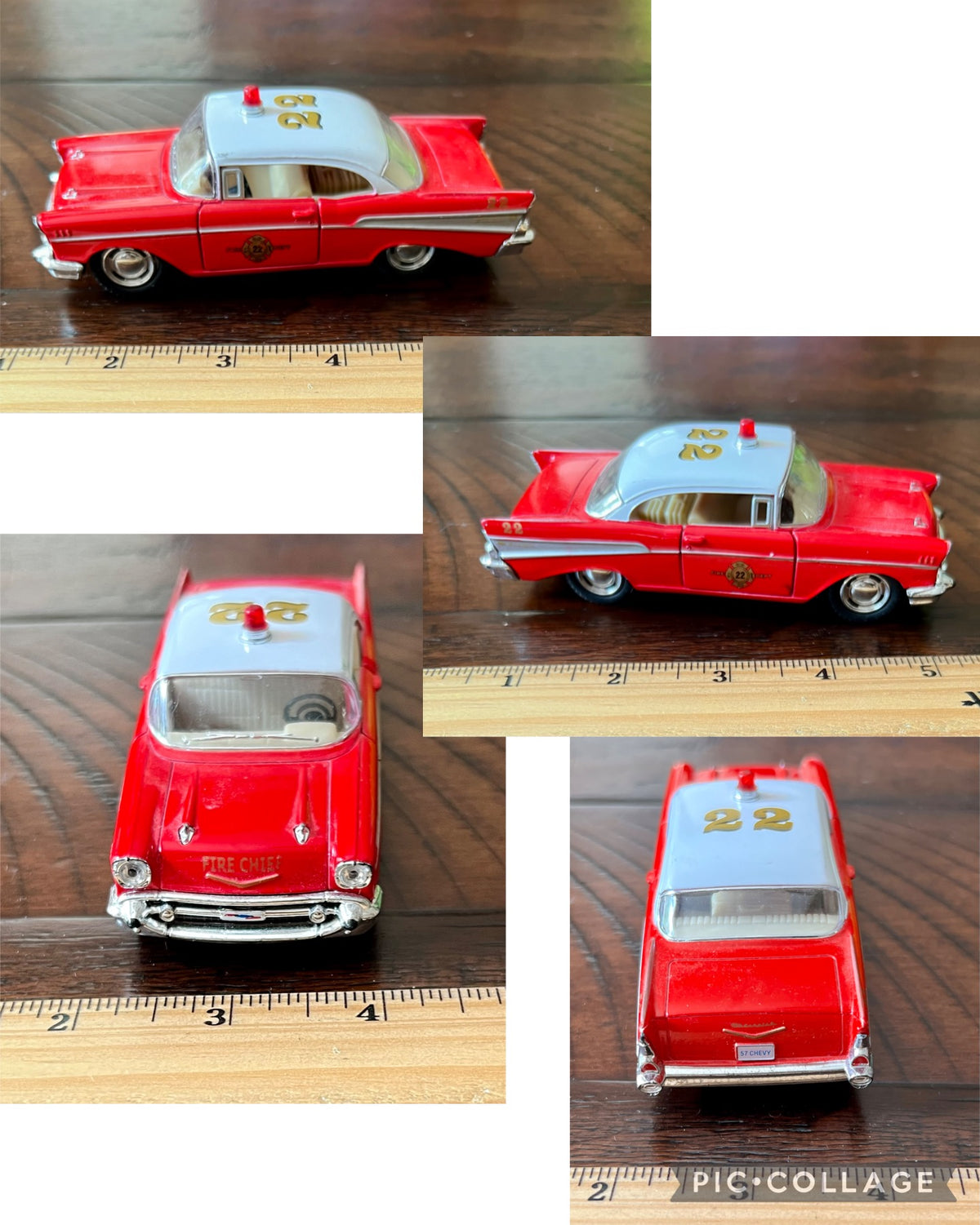 Kinsmart 1957 Chevrolet -Bel Air; scale 1:40