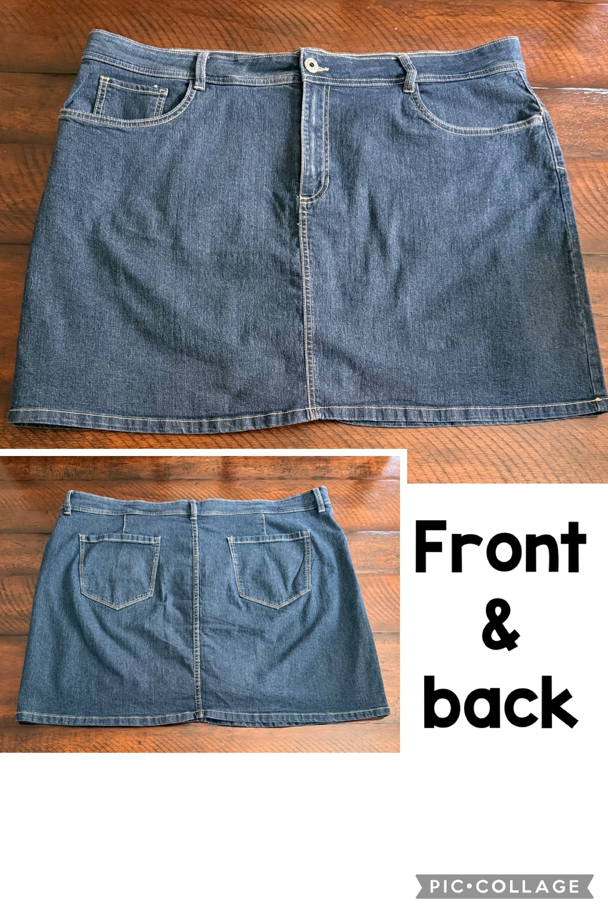 St. John's Bay skort -denim; 5 pocket - size Youth - 20 (XXL)