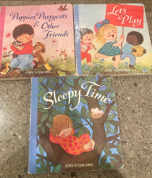 3 by Fujikawa: Puppies; Let's Play; Sleepy Time