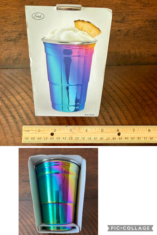 The Rainbow Party -colorful twist on a cup