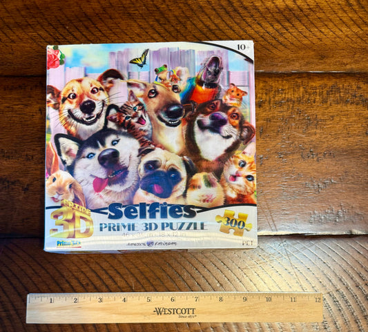 Selfies Prime 3D puzzle - silly dogs smiling