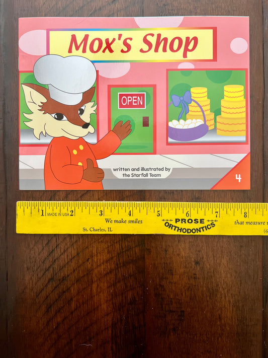Mox's Shop- 8 pages -short vowel o as in fox