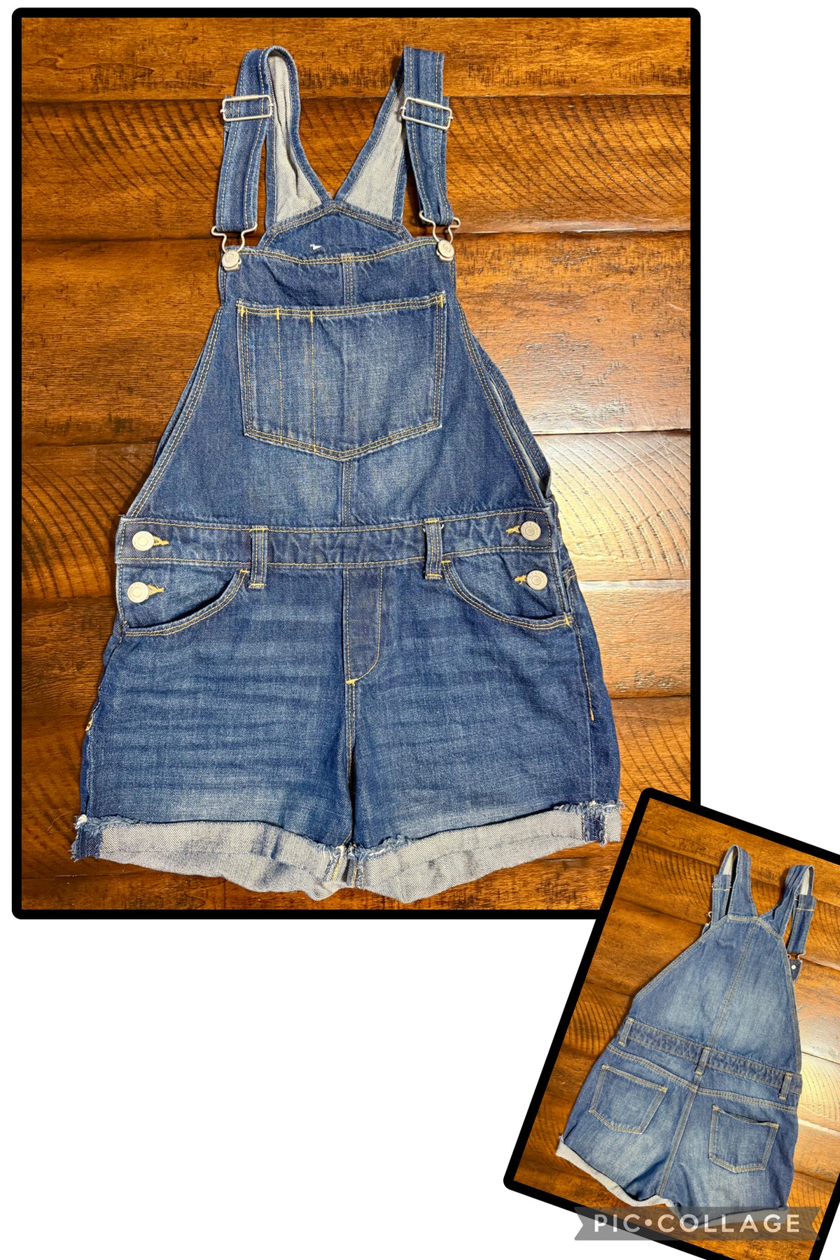 Old Navy overall shorts - size Youth - 14 (XL)