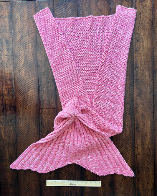 MERMAID blanket -pink