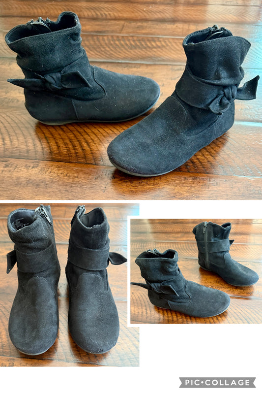 Black boots with bows - size Shoes - Kids 1
