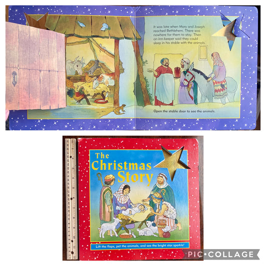 The Christmas Story- a LARGE lift the flap book
