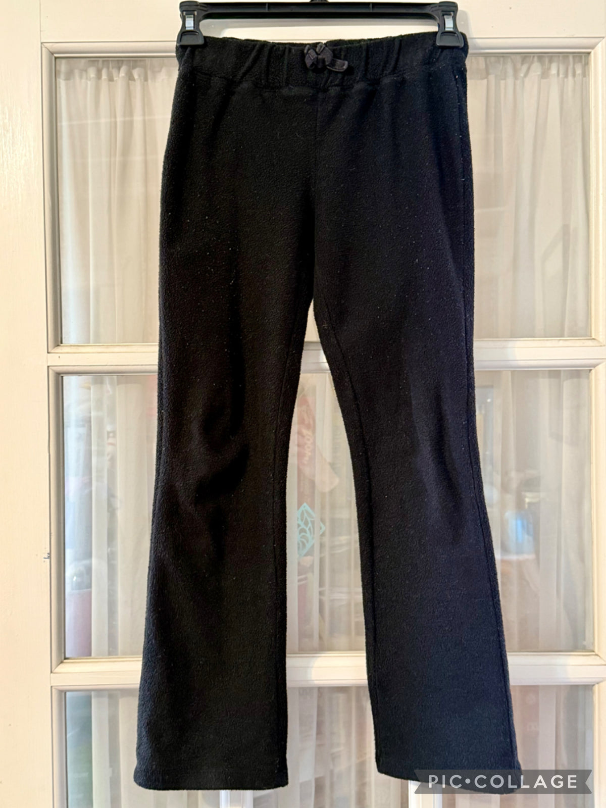 Children's Place pants -black fleece - size Youth - 8 (M)