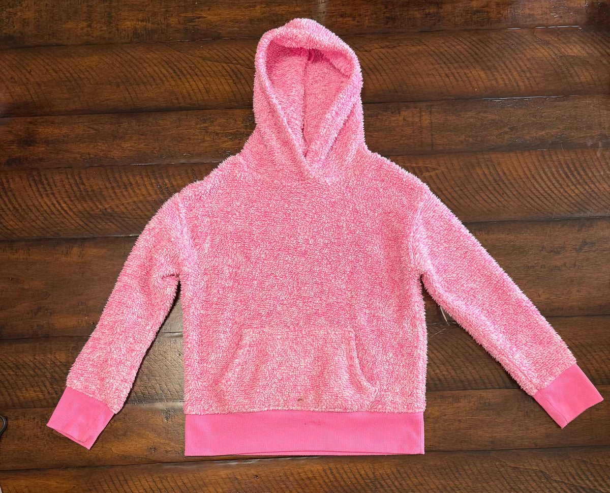 SO pink marbled hoodie -soft and cozy, PC