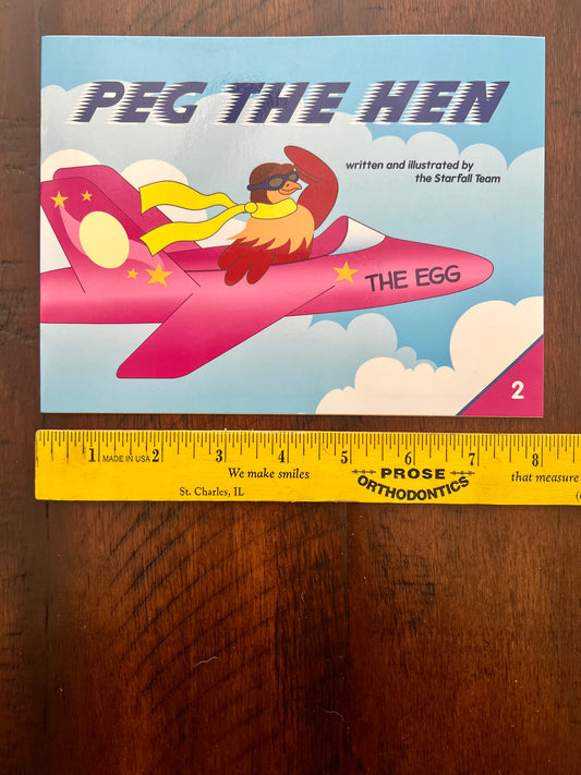 Peg The Hen- 8 pages -short vowel e as in hen
