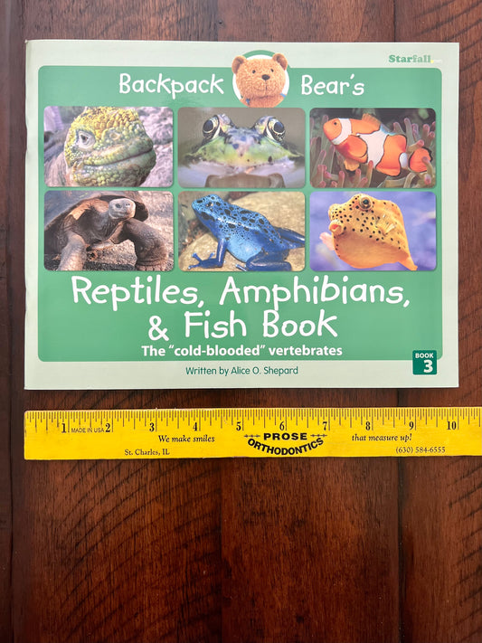 Reptiles, Amphibians, & Fish book (48 pages)