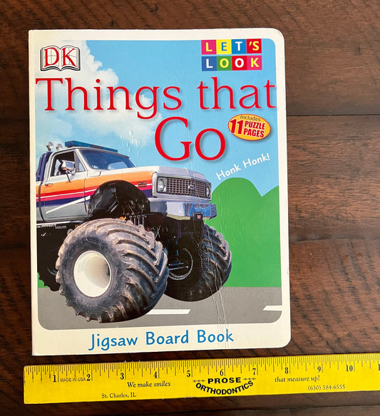 DK: Things that Go -11 pages have puzzles!
