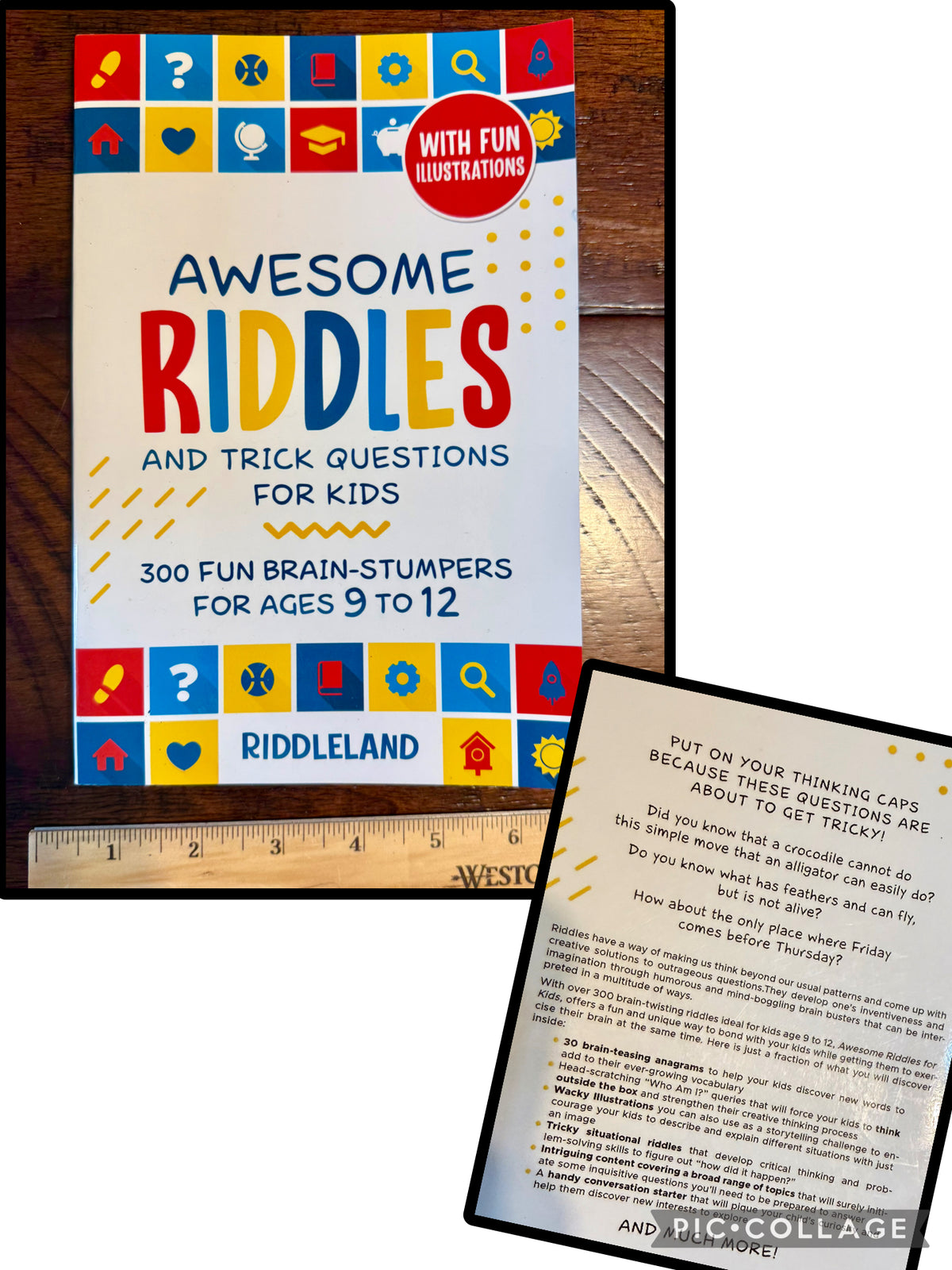Awesome Riddles 137 pages of fun riddles