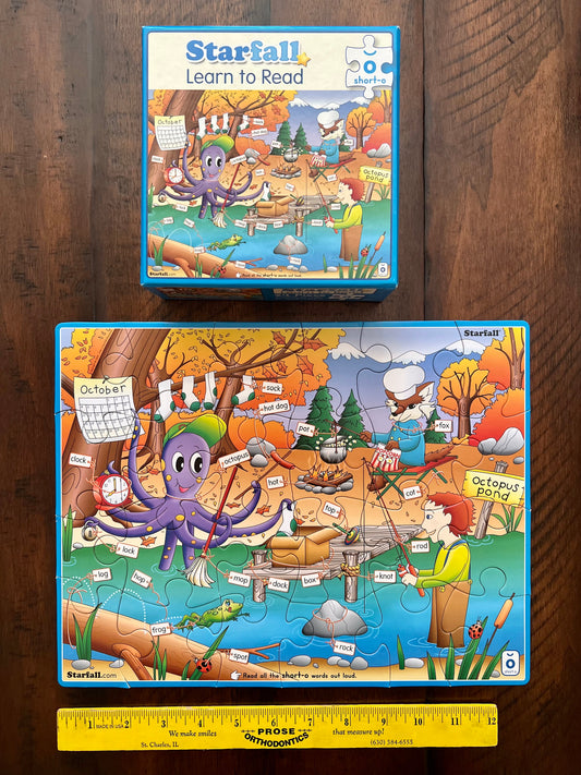 Learn to Read puzzles -short-o