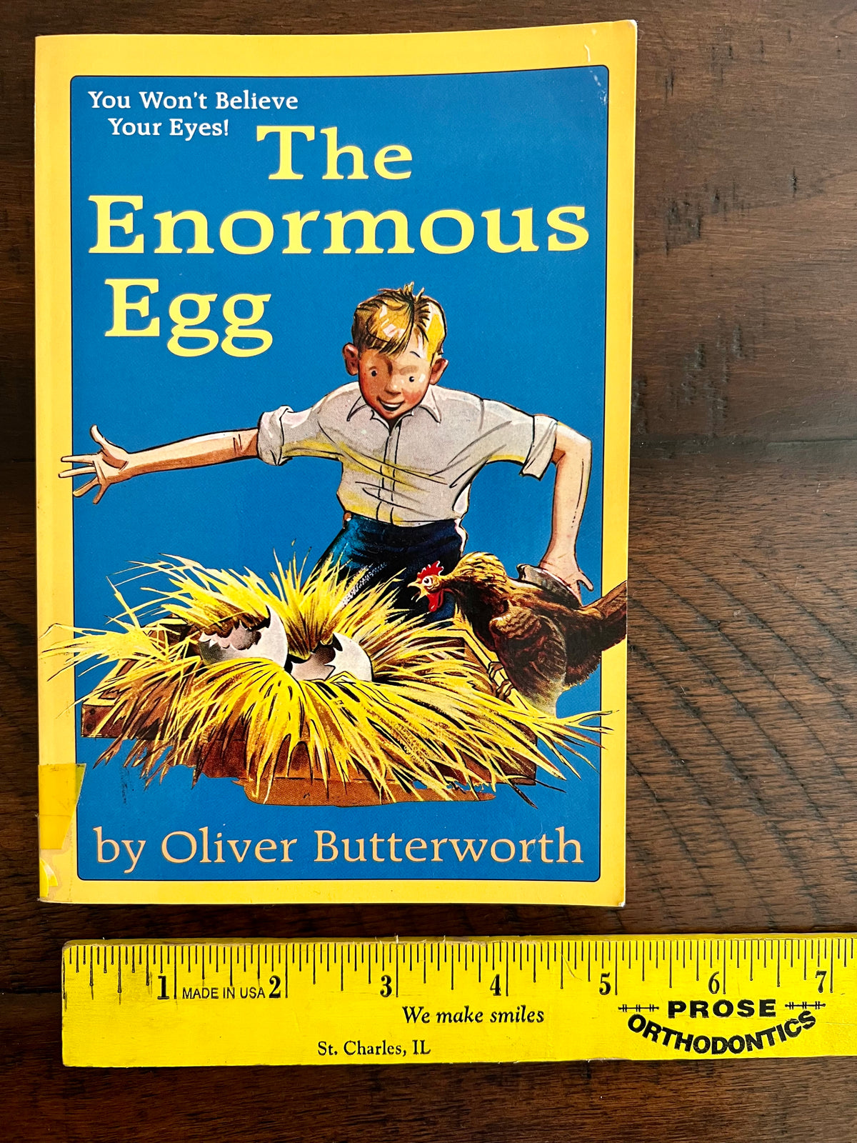 The Enormous Egg -family hen lays BIG egg