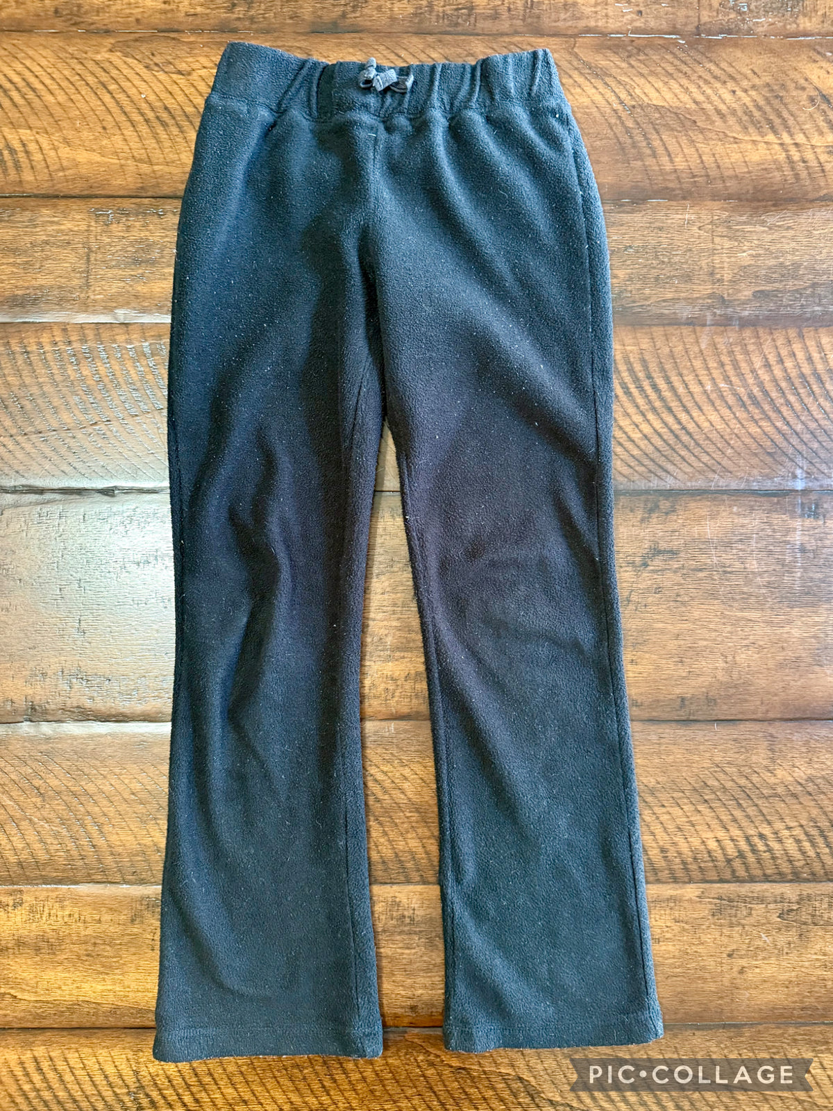 Children's Place pants -BLACK fleece - size Youth - 8 (M)