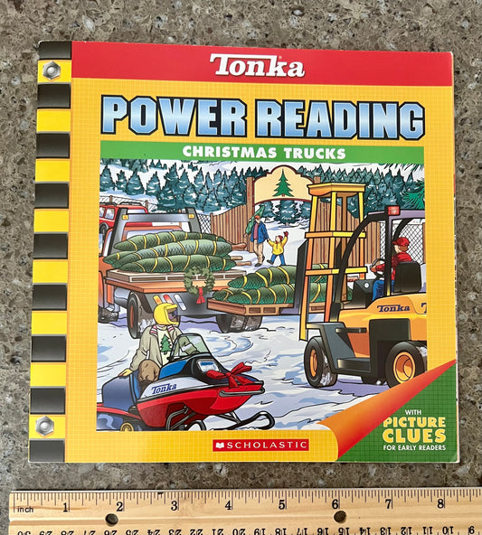 Tonka Power Reading -CHRISTMAS TRUCKS