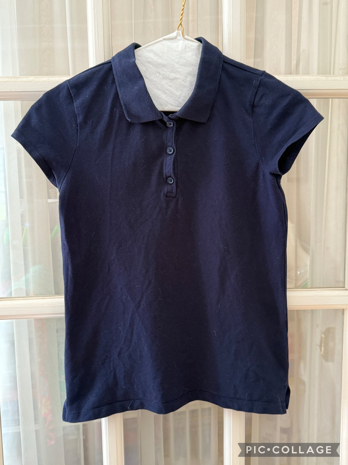Children's Place polo - navy - size Youth - 10 (L)