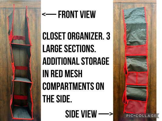 ABRA clothes organizer -3 large sections