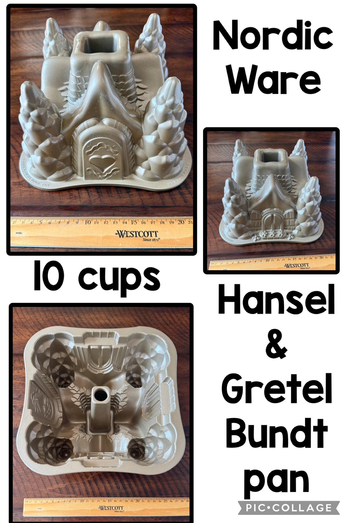 Nordic Ware bundt pan -Hansel + Gretel; 10 cup