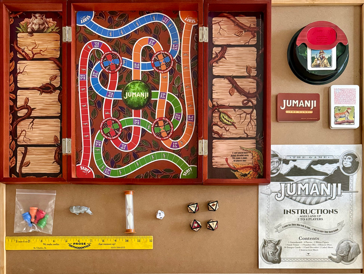 Jumangi The Game Wooden box- really nice!