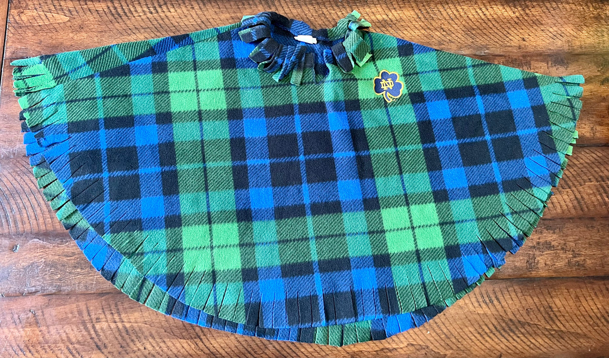 Notre Dame poncho -by Irish Bundles $$$ - size Toddler - 4T