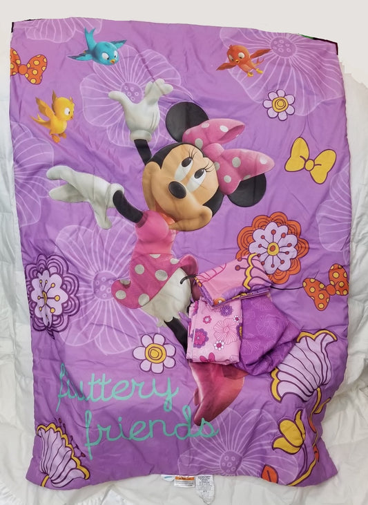 Minnie Mouse bedding set 4pc, Crib/Toddler sz EUC - size Bedding - Crib