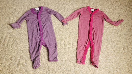 GUC Splendid 6-12m Striped Open Ft Sleeper