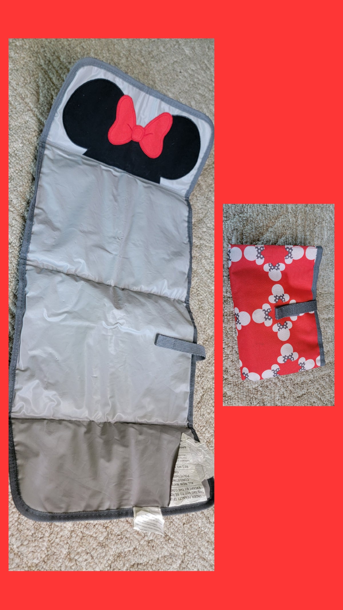 Minnie Mouse Changing Pad