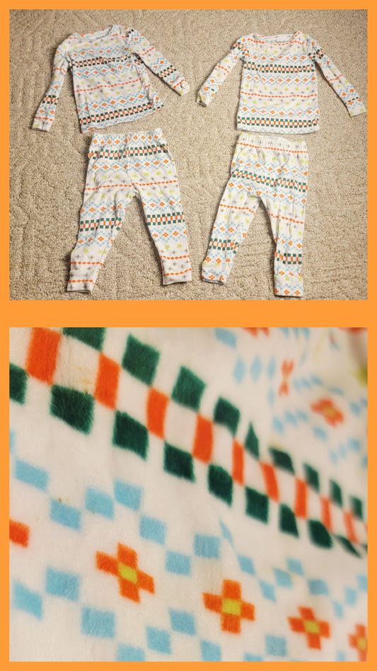 EUC Cat and Jack 18m Jammie Twin Set - size Month - 12-18 / 18M