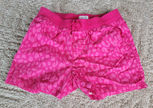 VGUC Children's Place 10 Cheetah Pink Shorts - size Youth - 10 (L)