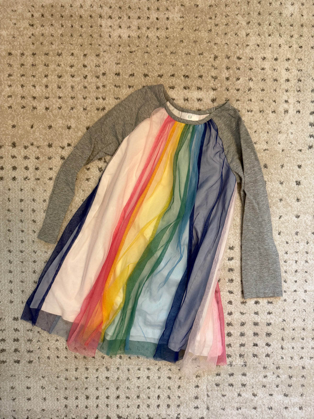 HA Tulle Rainbow Dress VGUC - size Youth - 5 (XS)
