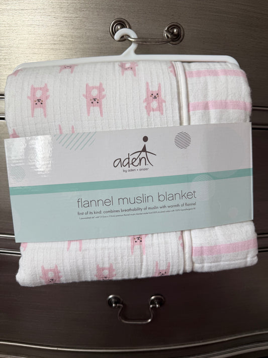 A&A Blanket NWT Pink Bunnies
