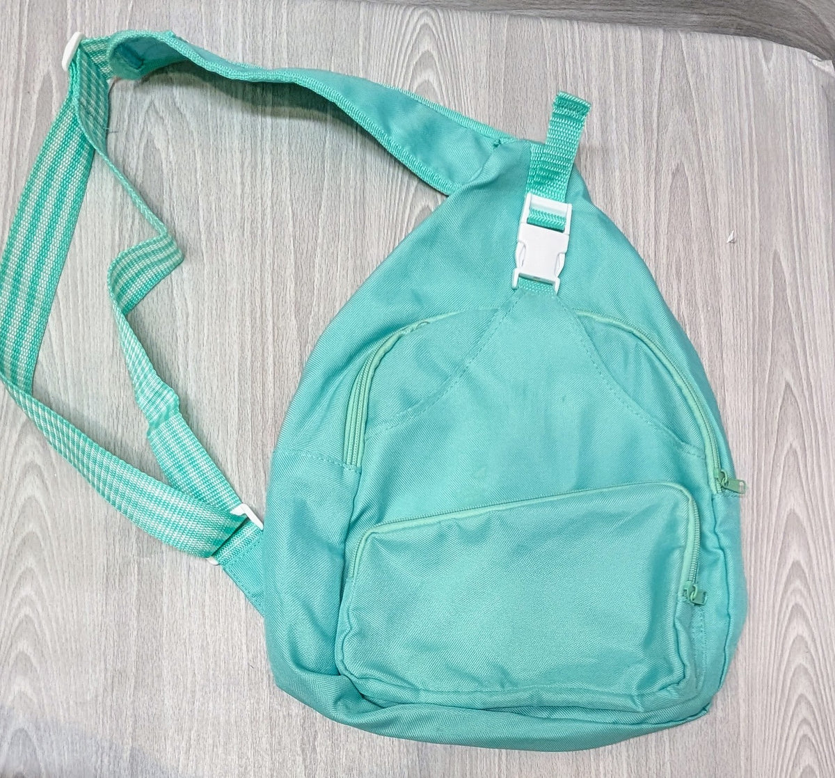 One strap mint green Bag