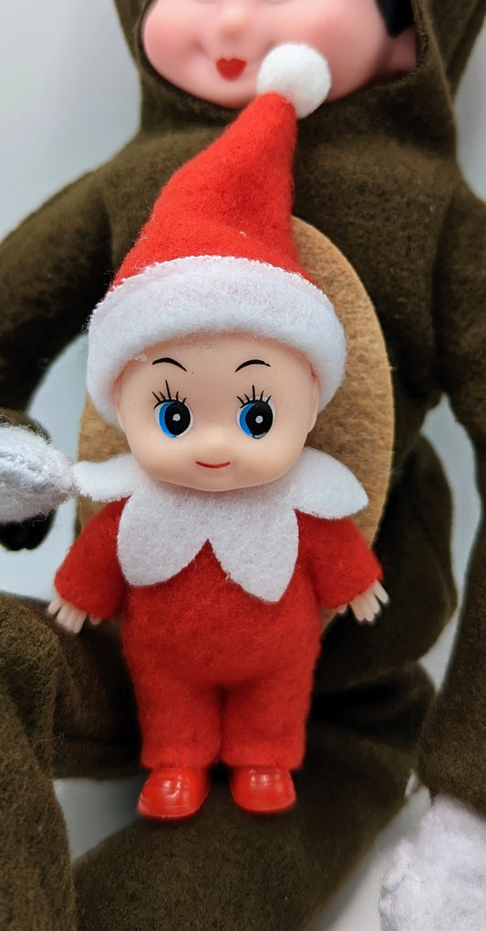 NEW Red Baby Christmas Elf on the Shelf