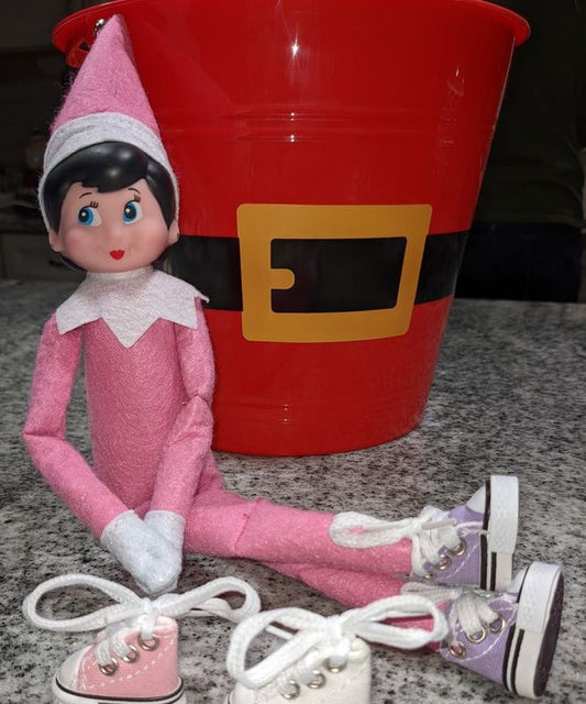 NIB Lavender Shoes for Elf on the Shelf 1