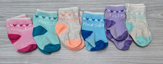 EUC Days of Week Socks By Carter's