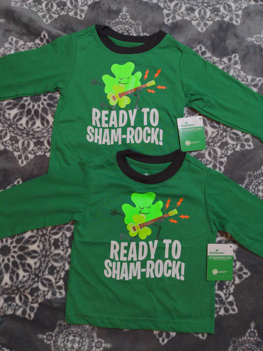 NWT 12M St. Patrick's Day Shamrock tees - size Month - 9-12 / 12M