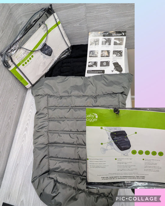 EUC Baby Jogger Foot Muff Multi-Fit, SO WARM