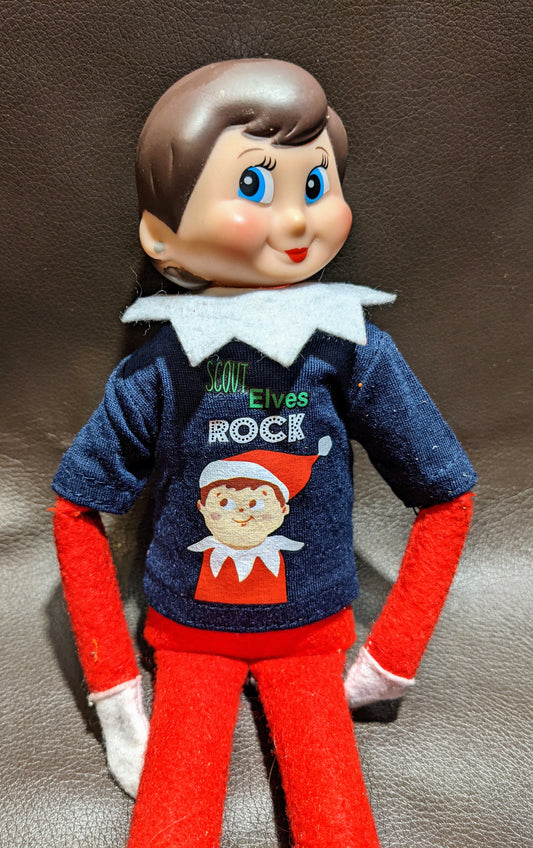 NIB Elf on the Shelf Scout Elves Rock tee
