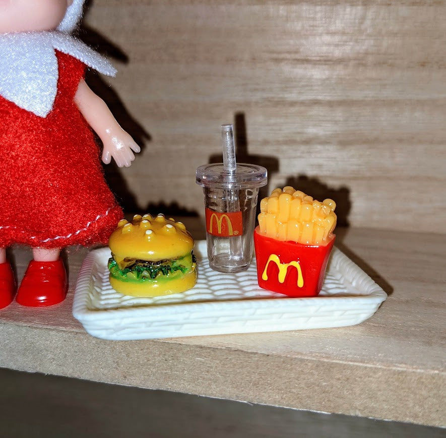 Elf on the Shelf Burger McDonald's Fries Meal #4