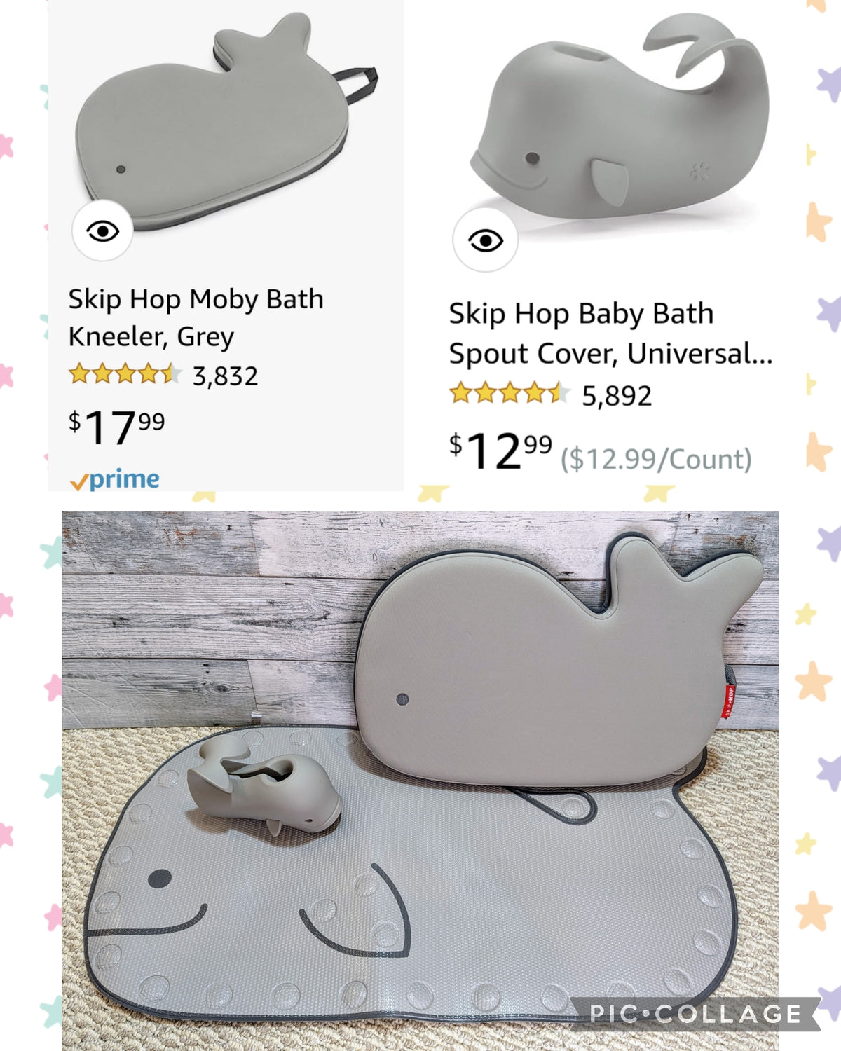NWOT Skip Hop Bath Whale Non slip mat, kneel mat,