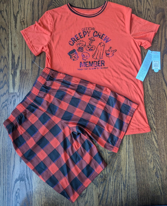16/18 NWT Halloween Jams Cat Jack Creepy Crew 2 - size Youth - 18 (XXL)