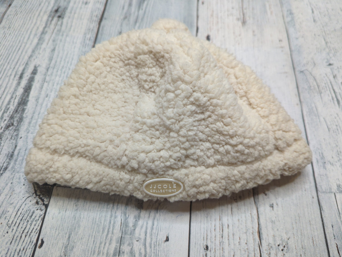 JJ Cole 6-12M Fleece Hat EUC