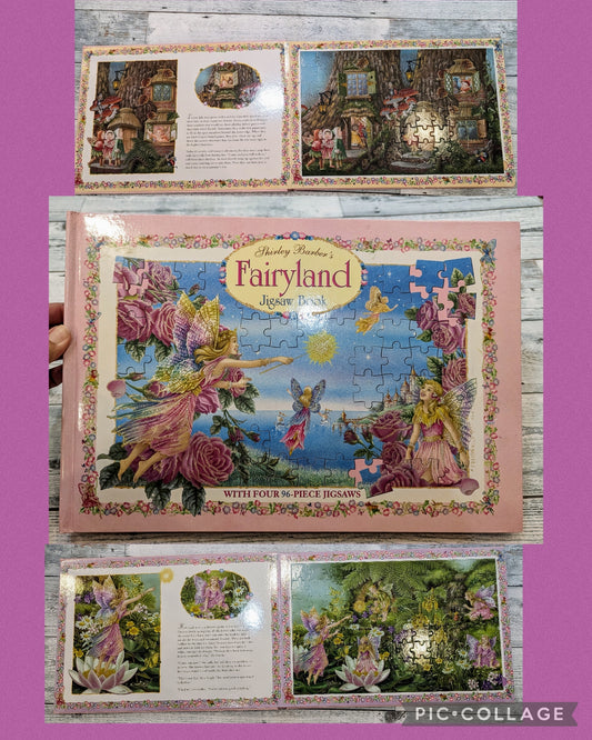 NWOT Fairyland Jigsaw Four 96 piece puzzles